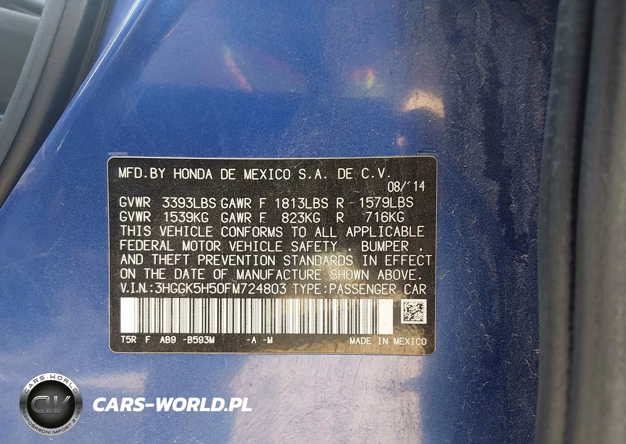 2015 Honda Fit Lx VIN:3HGGK5H50FM724803 - 9