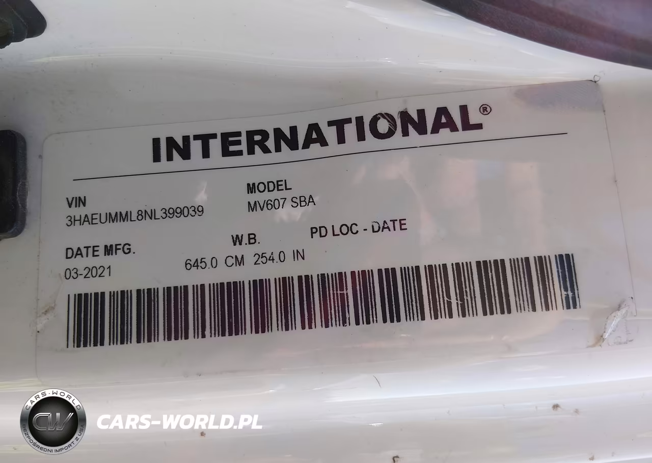 2022 International Mv VIN:3HAEUMML8NL399039 - 8