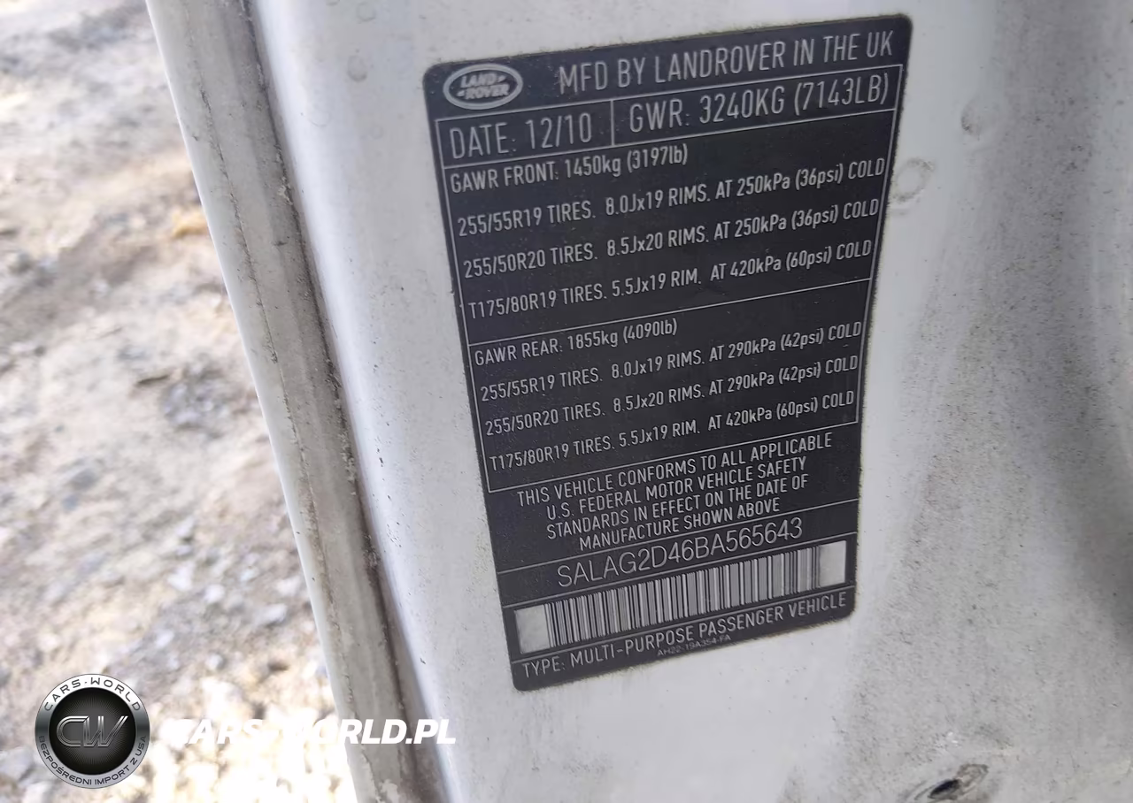 2011 Land Rover Lr4 VIN:SALAG2D46BA565643 - 9