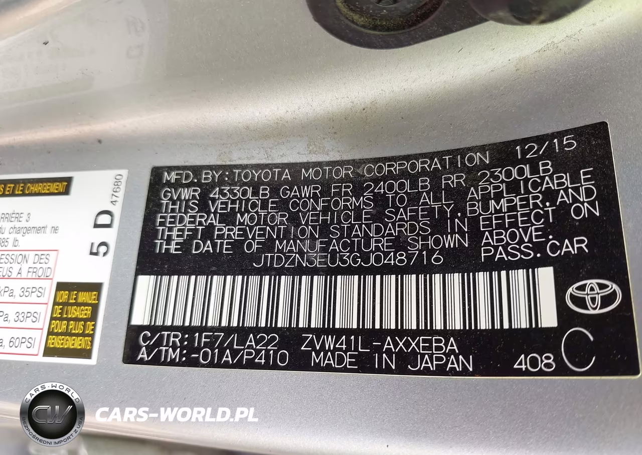2016 Toyota Prius V Four VIN:JTDZN3EU3GJ048716 - 9