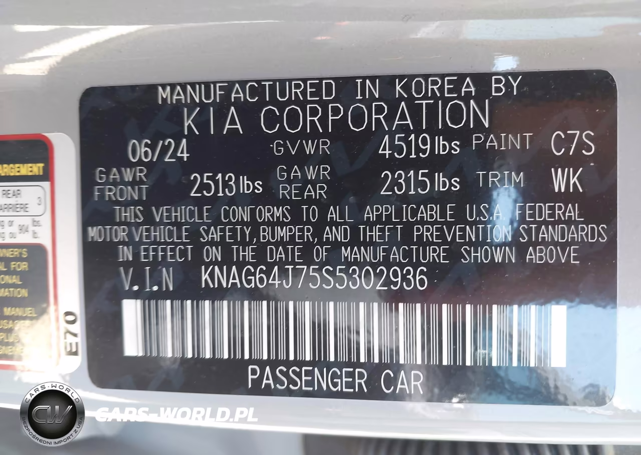 2025 Kia K5 Gt-Line VIN:KNAG64J75S5302936 - 9