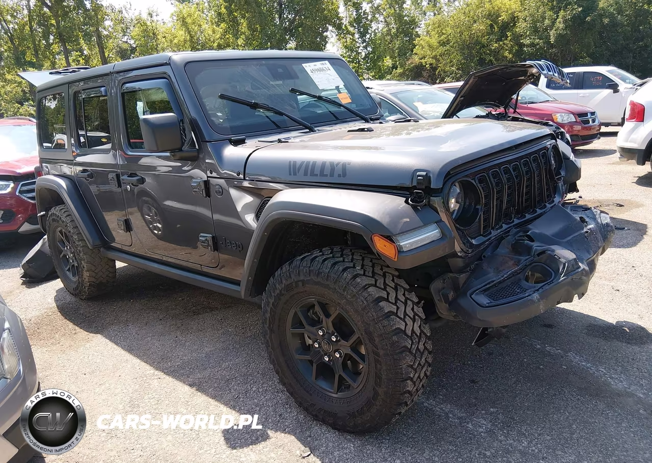 2024 Jeep Wrangler 4-Door Willys 4X4 VIN:1C4PJXDG1RW323219 - 1