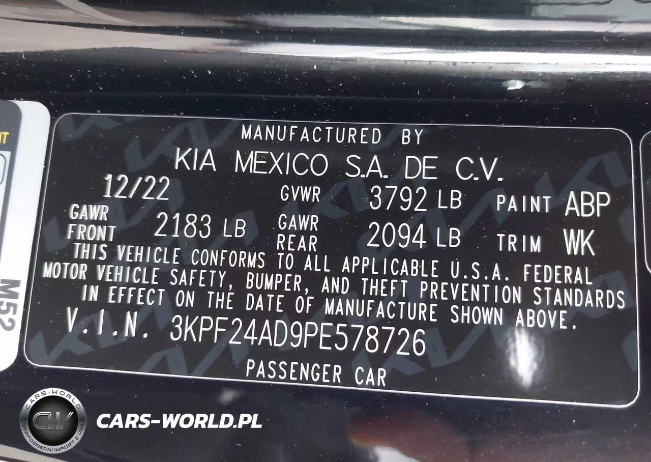 2023 Kia Forte Lxs VIN:3KPF24AD9PE578726 - 9