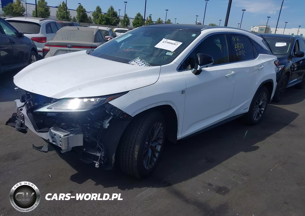 2021 Lexus Rx 450H F Sport Handling VIN:2T2YGMDA8MC060804 - 2