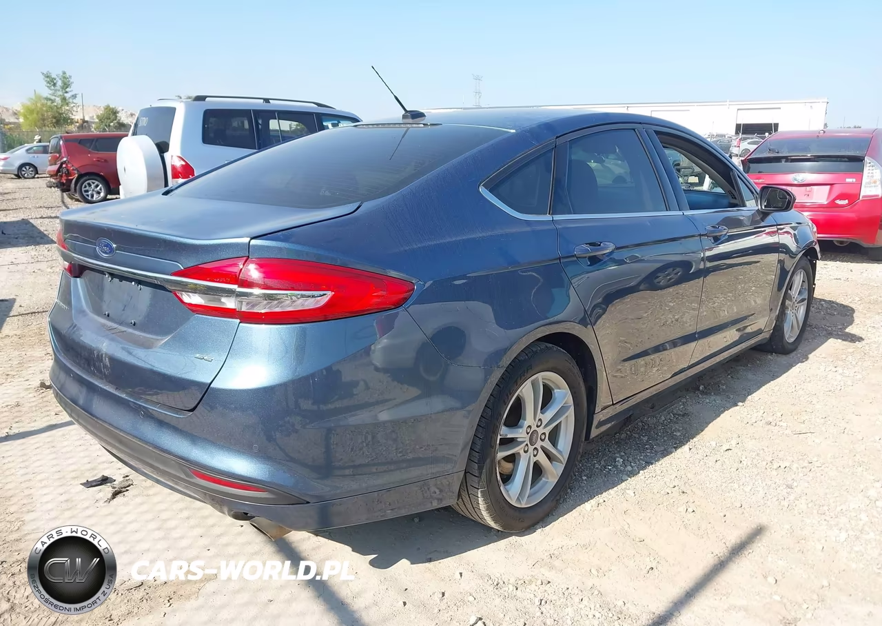2018 Ford Fusion Se VIN:3FA6P0HD8JR217087 - 4