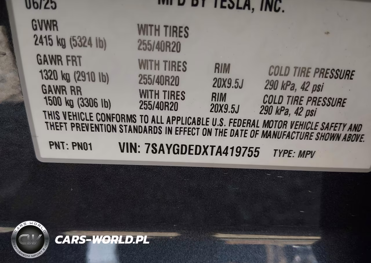 2026 Tesla Model Y Premium Rear-Wheel Drive-Rear-Wheel Drive VIN:7SAYGDEDXTA419755 - 9