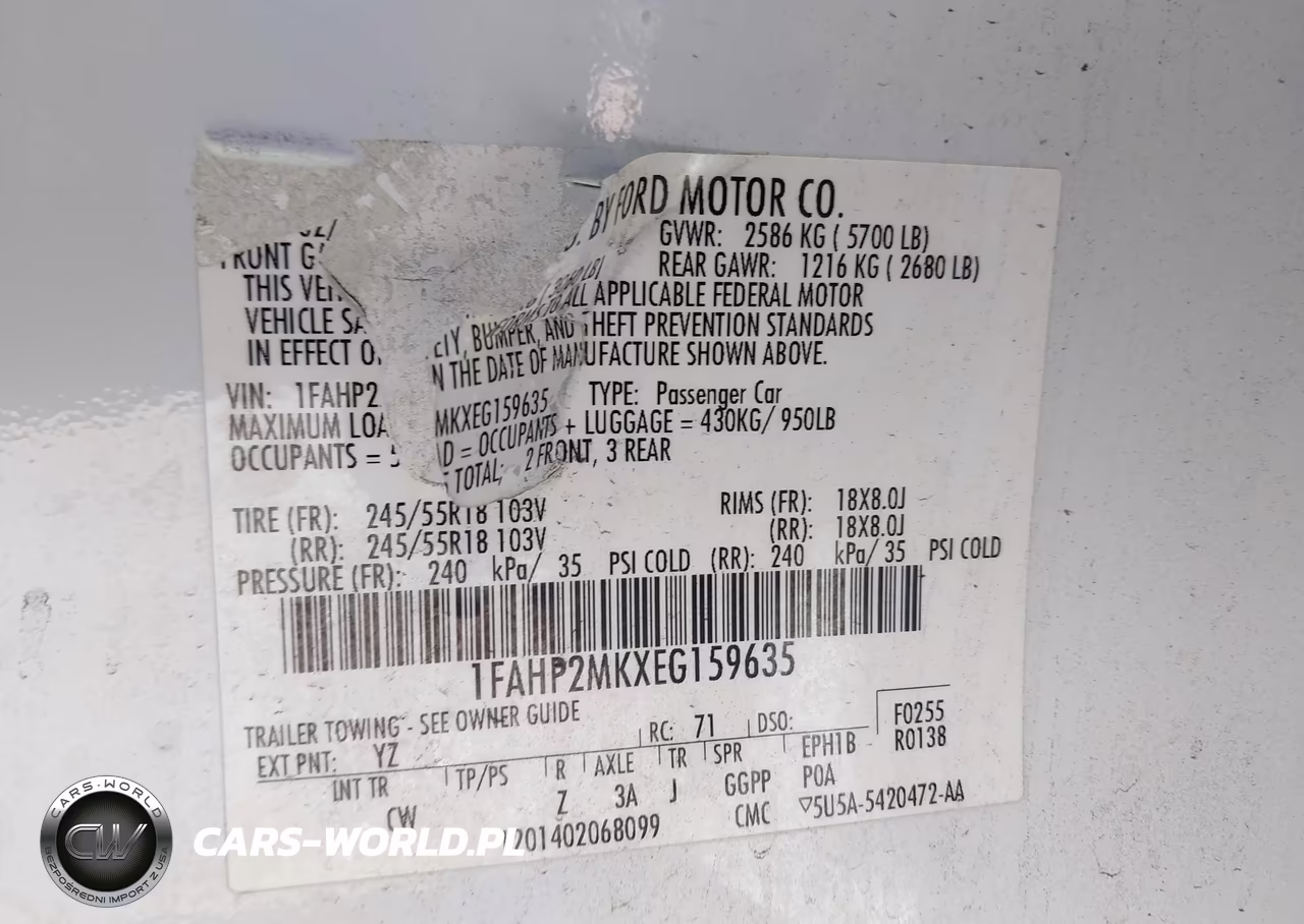 2014 Ford Police Interceptor VIN:1FAHP2MKXEG159635 - 9