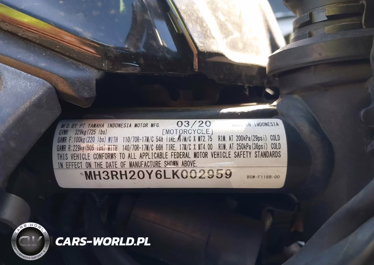 2020 Yamaha Mt-03 VIN:MH3RH20Y6LK002959 - 10