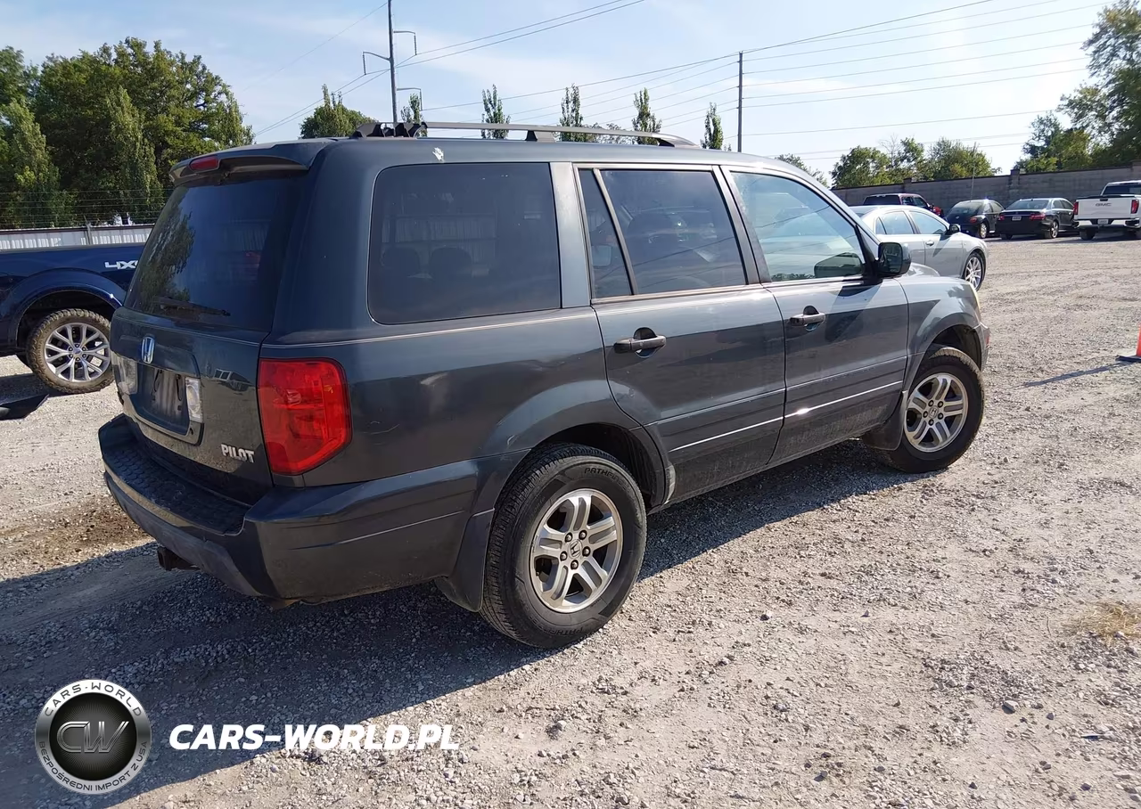 2005 Honda Pilot Ex VIN:2HKYF18485H502084 - 4
