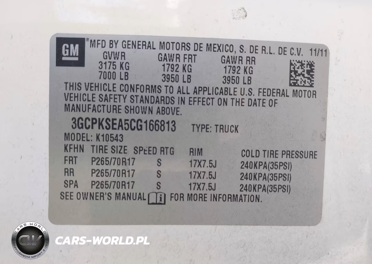 2012 Chevrolet Silverado 1500 Lt VIN:3GCPKSEA5CG166813 - 9