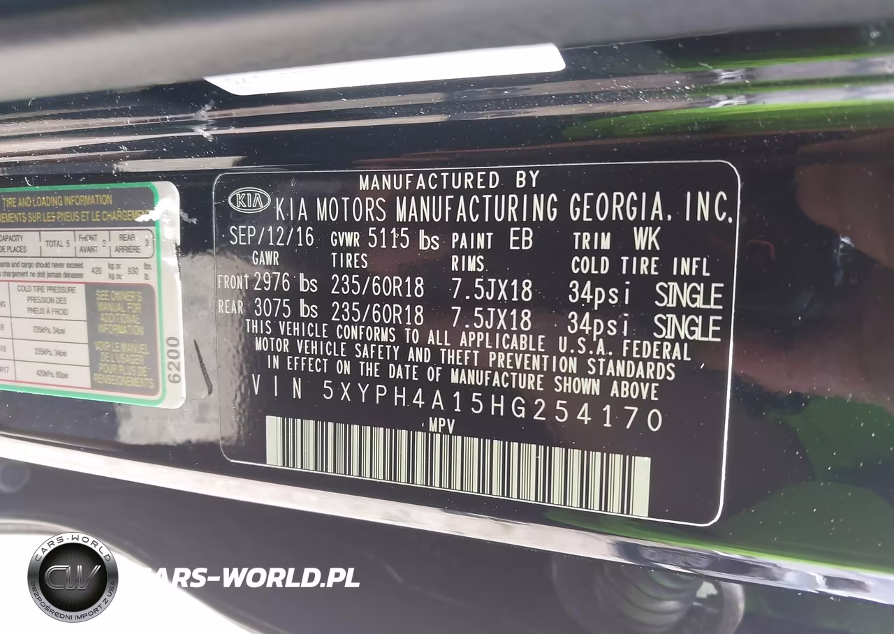 2017 Kia Sorento 2.0T Ex VIN:5XYPH4A15HG254170 - 9
