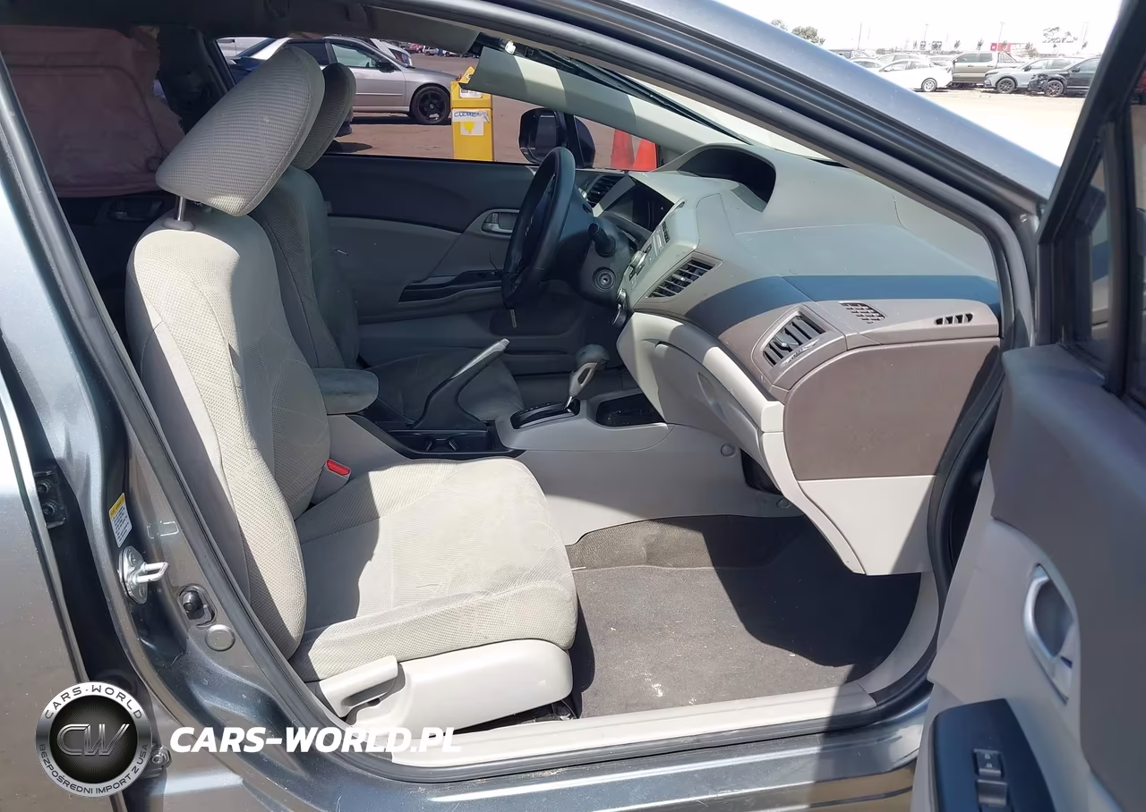 2012 Honda Civic Lx VIN:JHMFB2F57CS005349 - 5