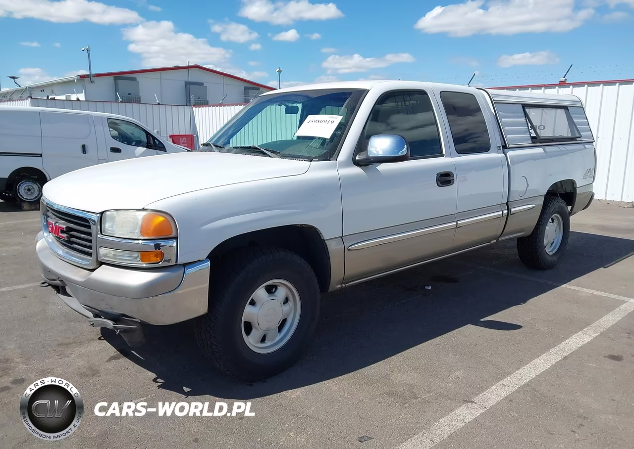 2001 GMC Sierra 1500 Sle VIN:1GTEK19T21E247754 - 2