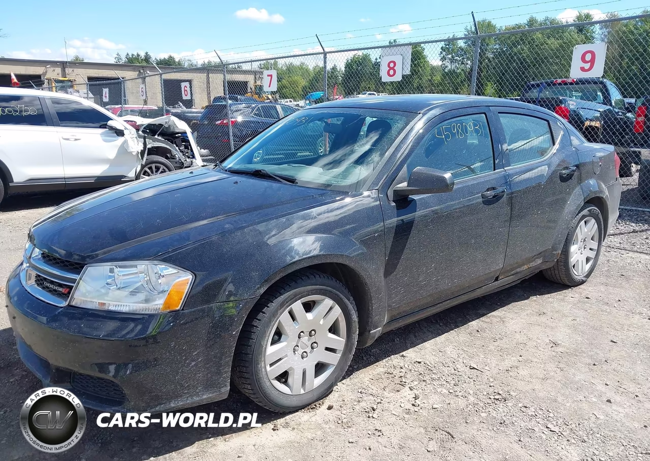 2013 Dodge Avenger Se VIN:1C3CDZAB6DN572743 - 2