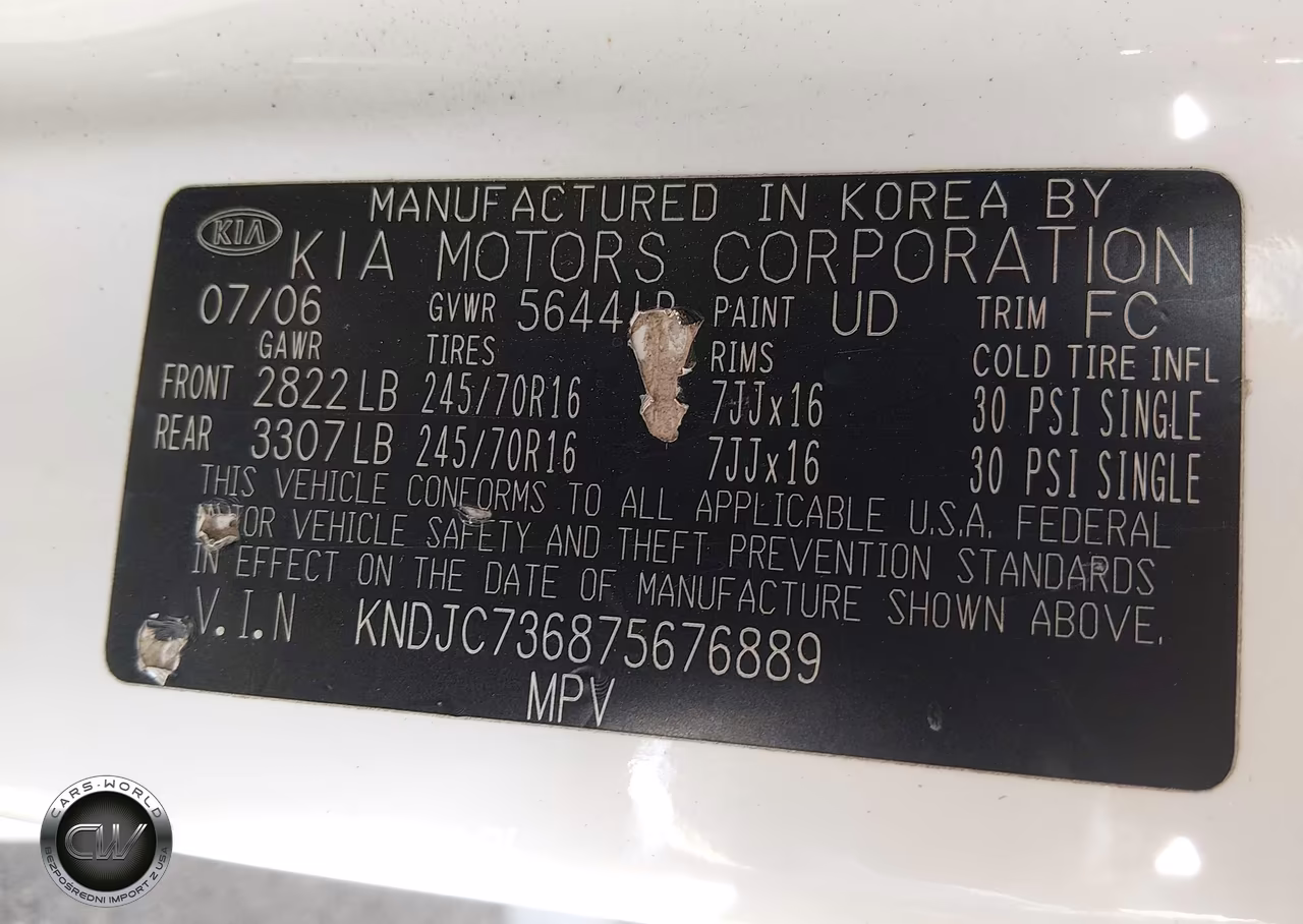 2007 Kia Sorento Lx VIN:KNDJC736875676889 - 9