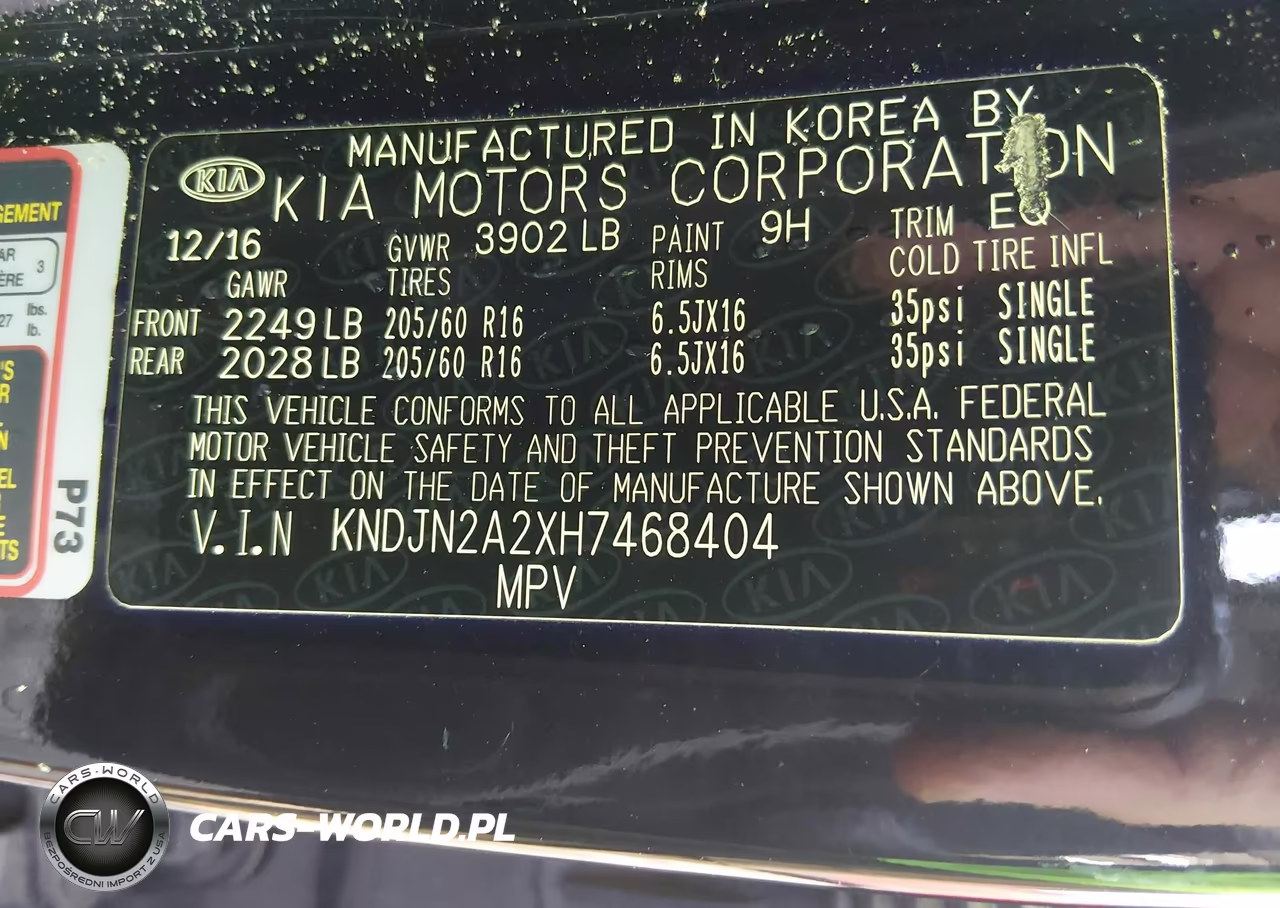 2017 Kia Soul VIN:KNDJN2A2XH7468404 - 9