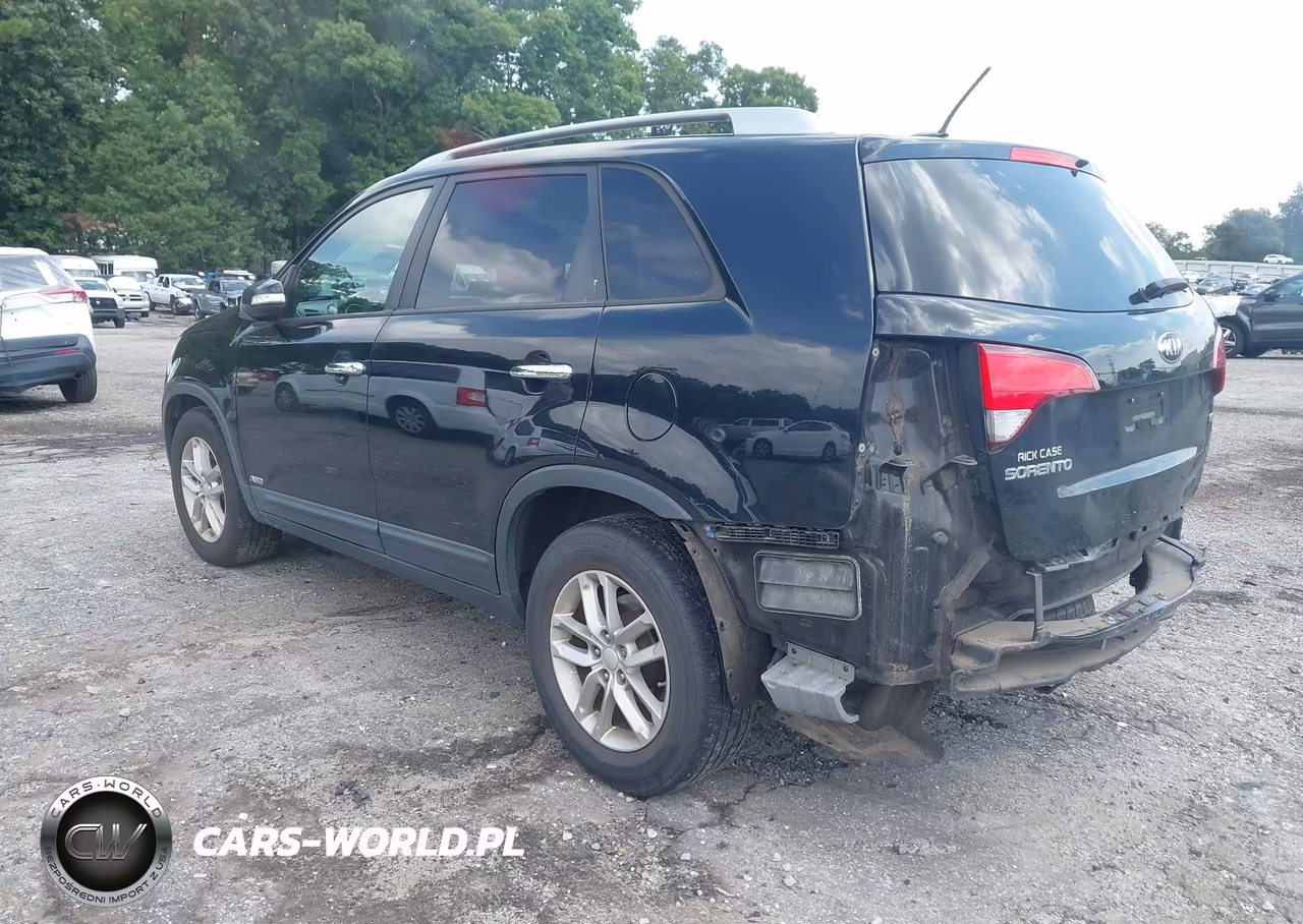 2014 Kia Sorento Lx V6 VIN:5XYKTDA77EG519793 - 3