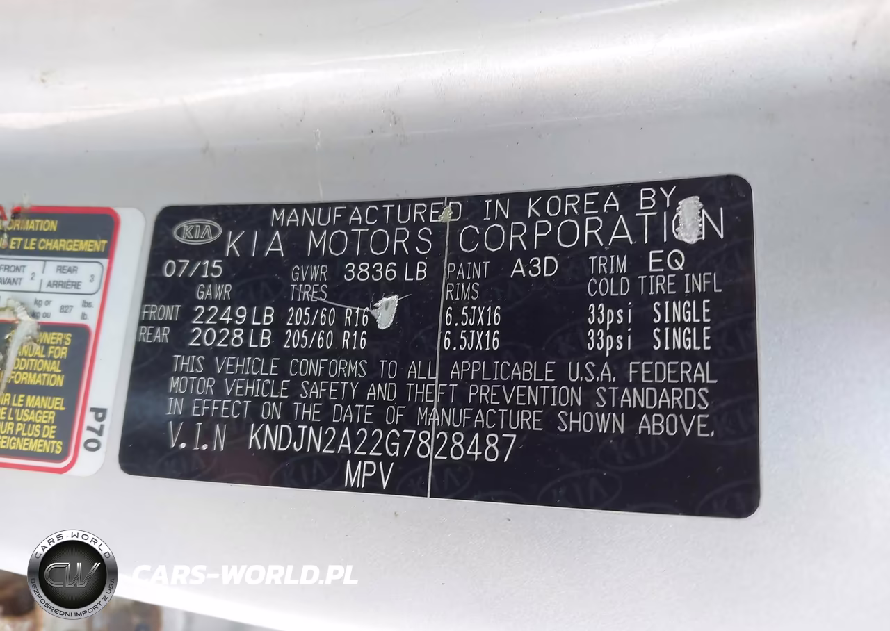 2016 Kia Soul VIN:KNDJN2A22G7828487 - 9