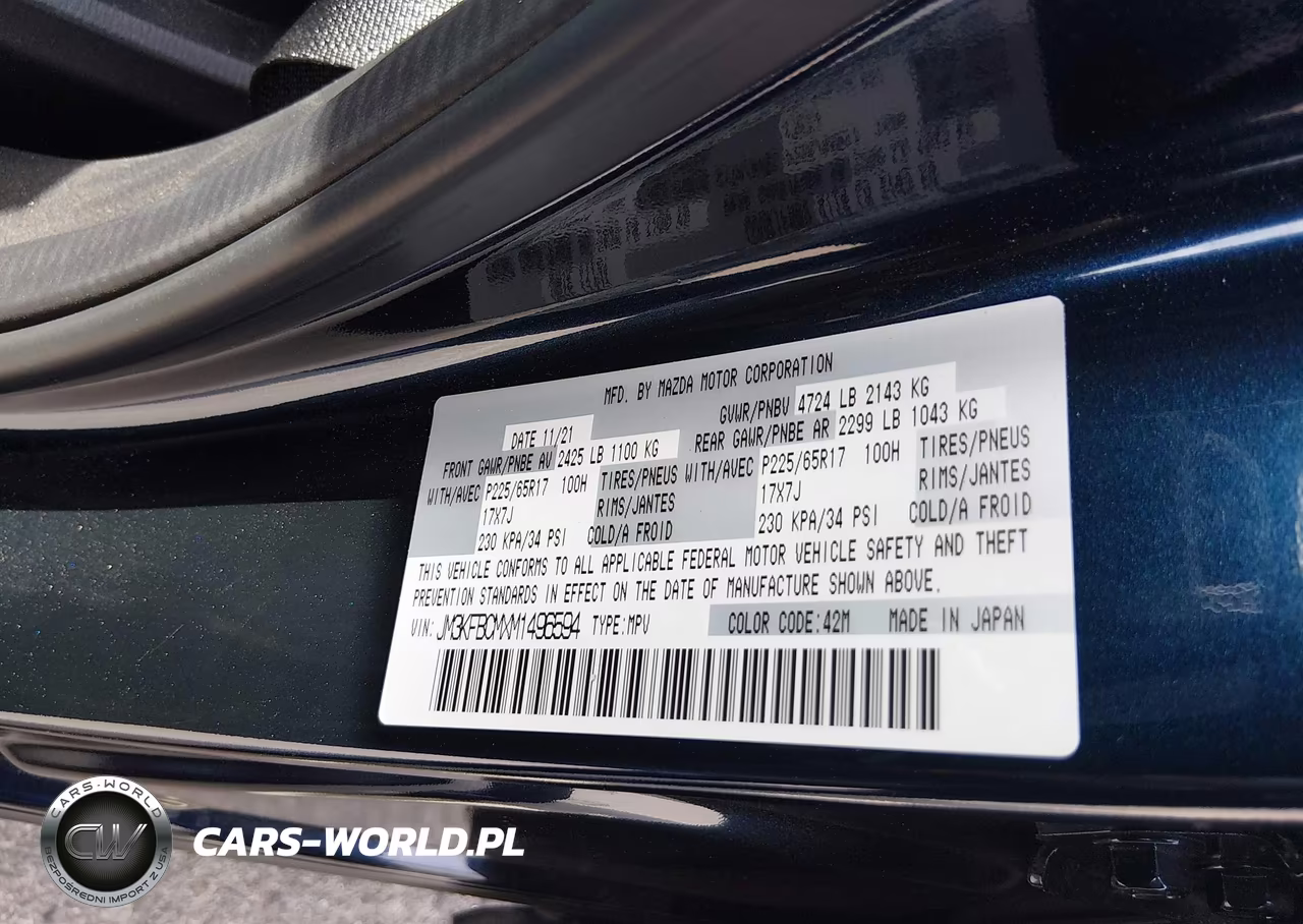 2021 Mazda Cx-5 Touring VIN:JM3KFBCMXM1496594 - 9