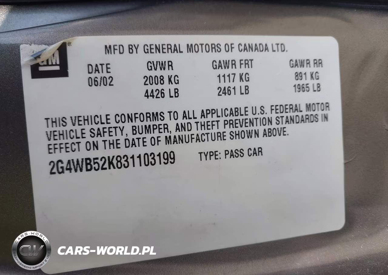 2003 Buick Regal Ls VIN:2G4WB52K831103199 - 9