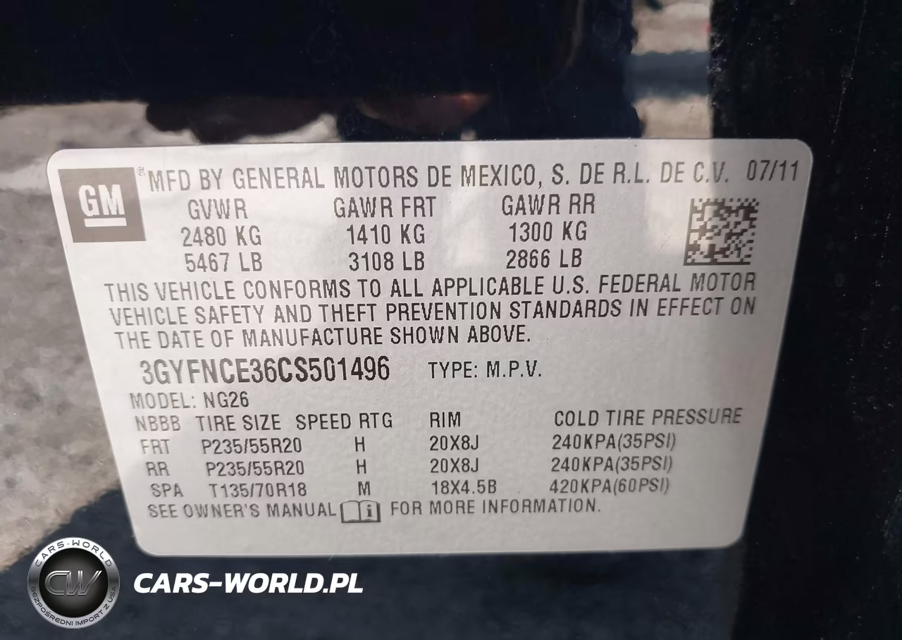 2012 Cadillac Srx Premium Collection VIN:3GYFNCE36CS501496 - 9