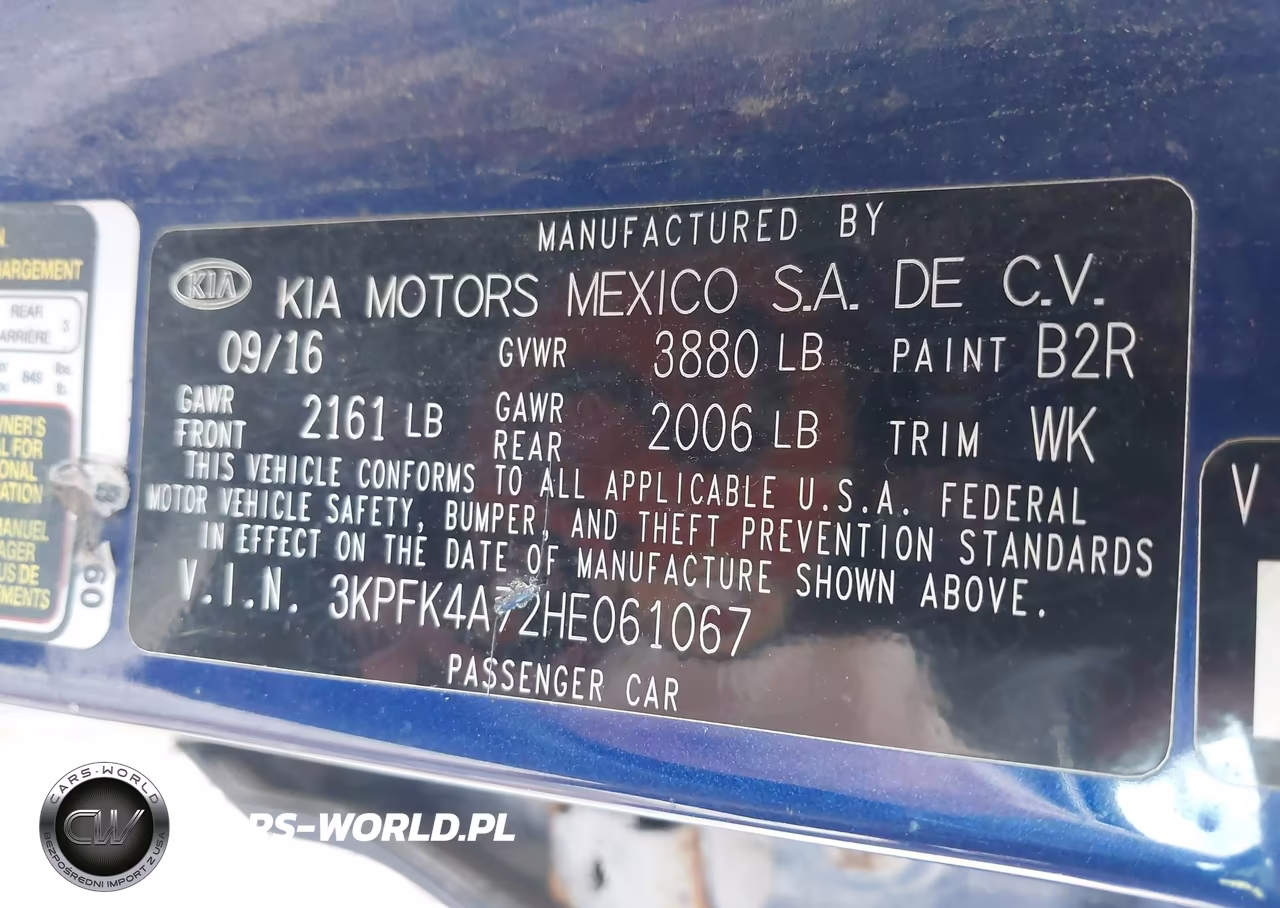 2017 Kia Forte Lx VIN:3KPFK4A72HE061067 - 9