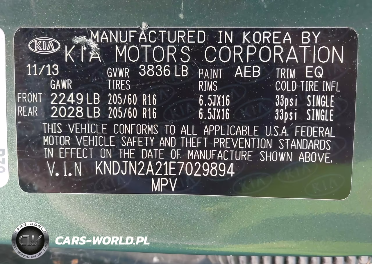 2014 Kia Soul VIN:KNDJN2A21E7029894 - 9