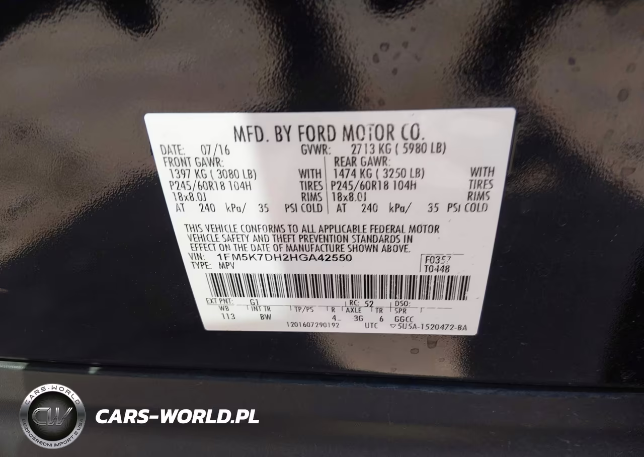 2017 Ford Explorer Xlt VIN:1FM5K7DH2HGA42550 - 9