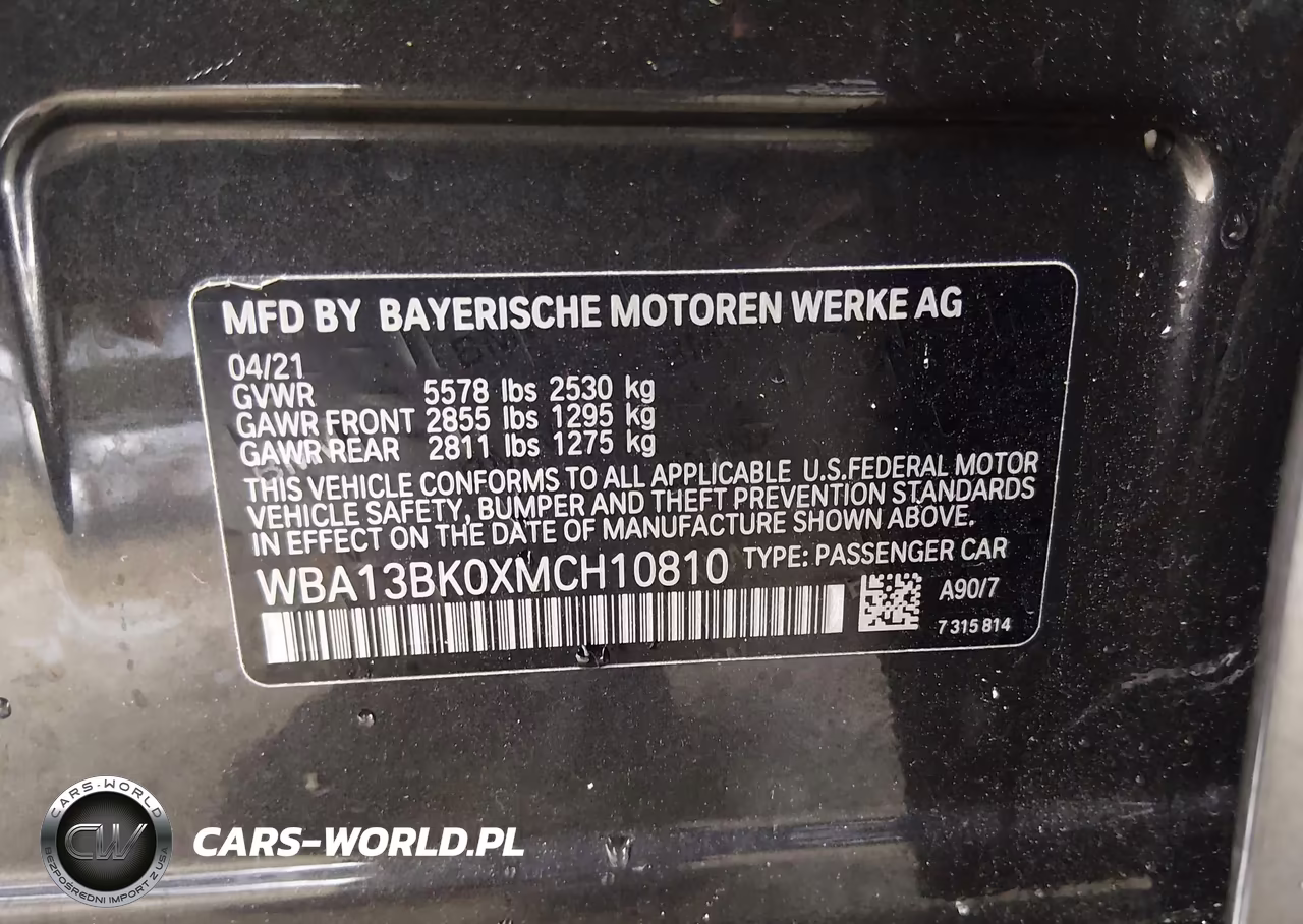 2021 BMW M550I xDrive VIN:WBA13BK0XMCH10810 - 9