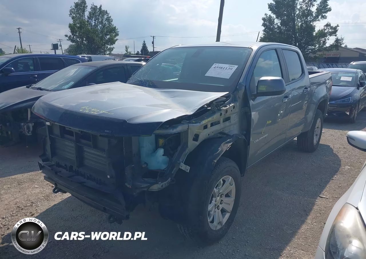 2021 Chevrolet Colorado 4Wd Short Box Lt VIN:1GCGTCEN9M1196211 - 2