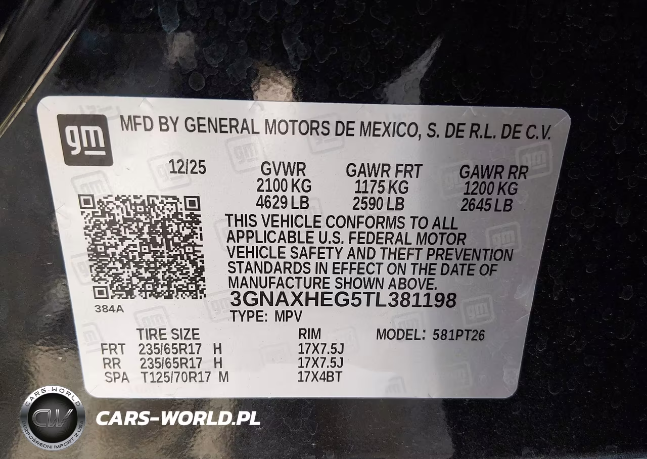 2026 Chevrolet Equinox Fwd Lt VIN:3GNAXHEG5TL381198 - 9
