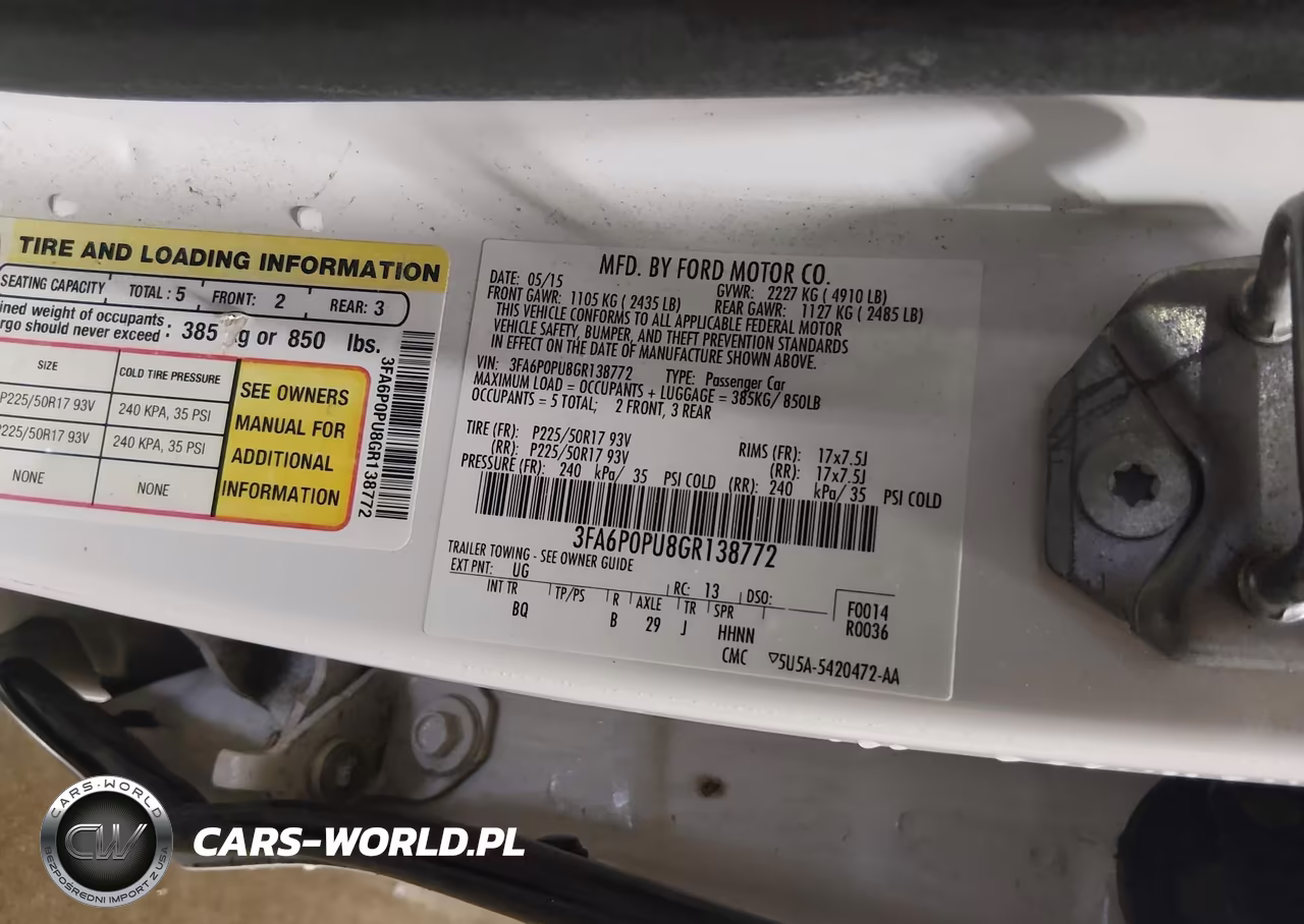 2016 Ford Fusion Energi Se Luxury VIN:3FA6P0PU8GR138772 - 9