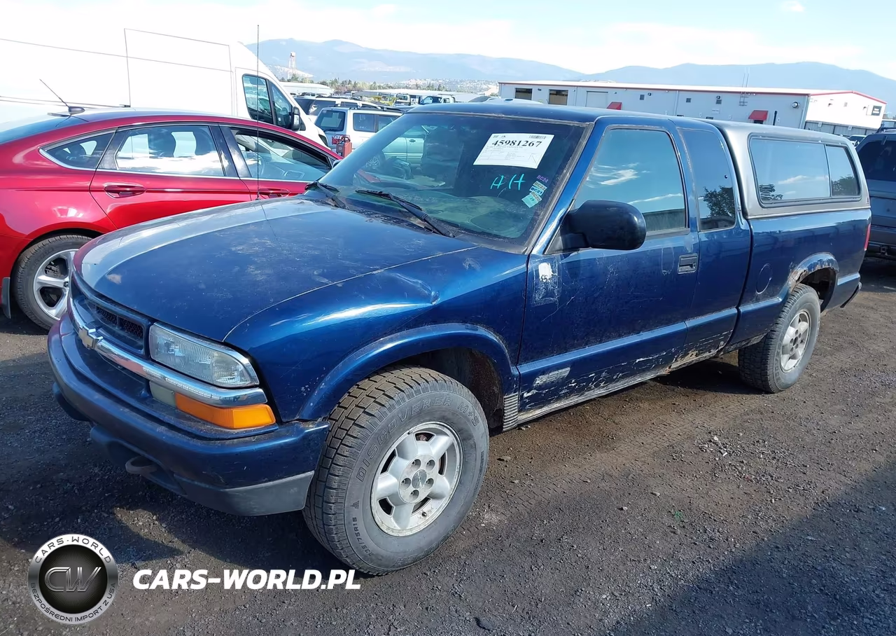 2002 Chevrolet S-10 Ls VIN:1GCDT19W828218696 - 2