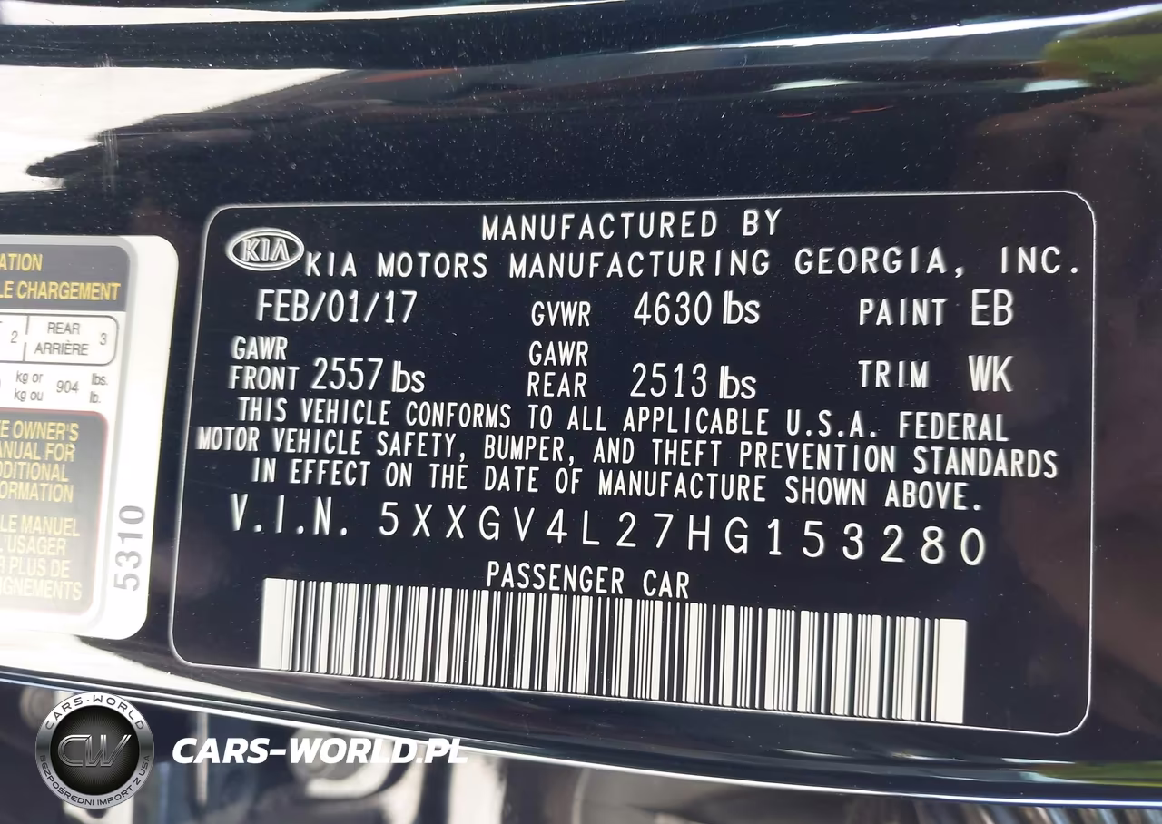2017 Kia Optima Sxl Turbo VIN:5XXGV4L27HG153280 - 9