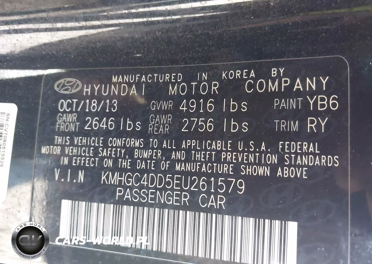 2014 Hyundai Genesis 3.8 VIN:KMHGC4DD5EU261579 - 9