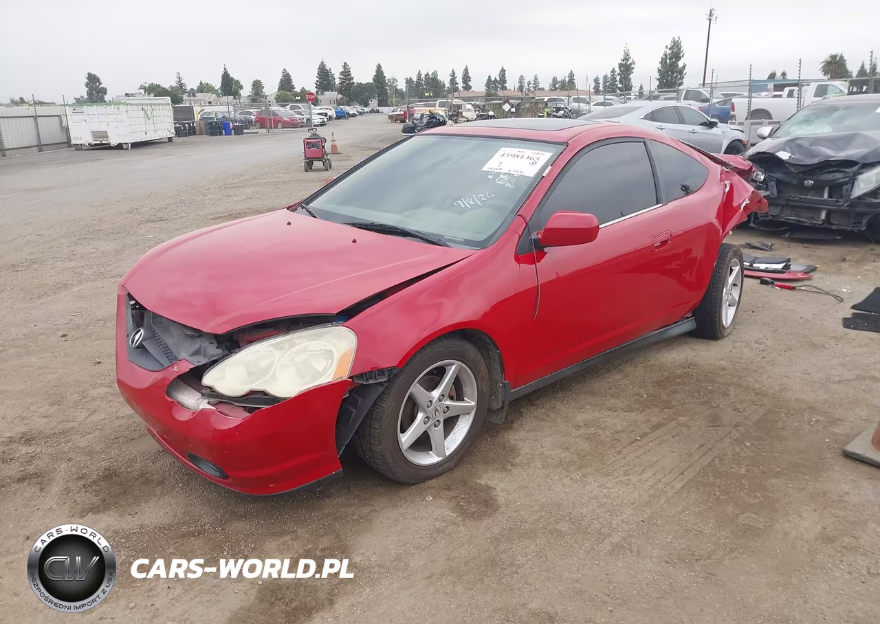 2004 Acura Rsx VIN:JH4DC53824S000534 - 2