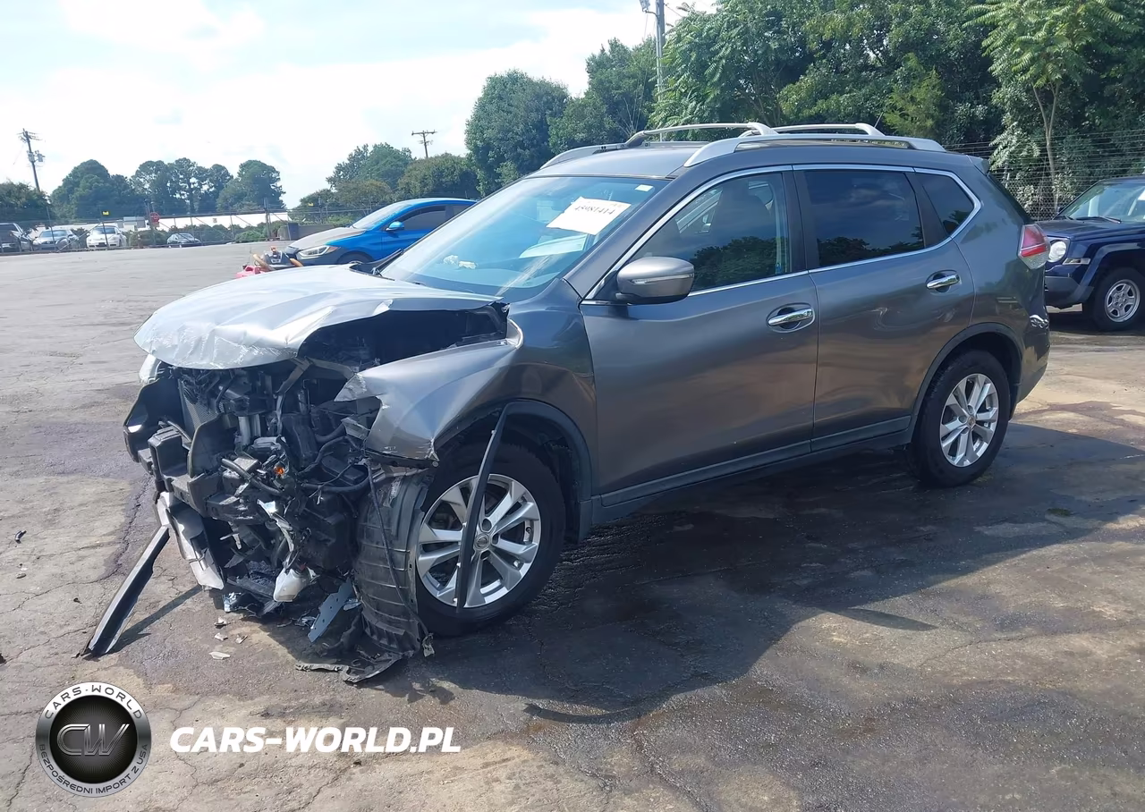 2015 Nissan Rogue Sv VIN:KNMAT2MT6FP501499 - 2