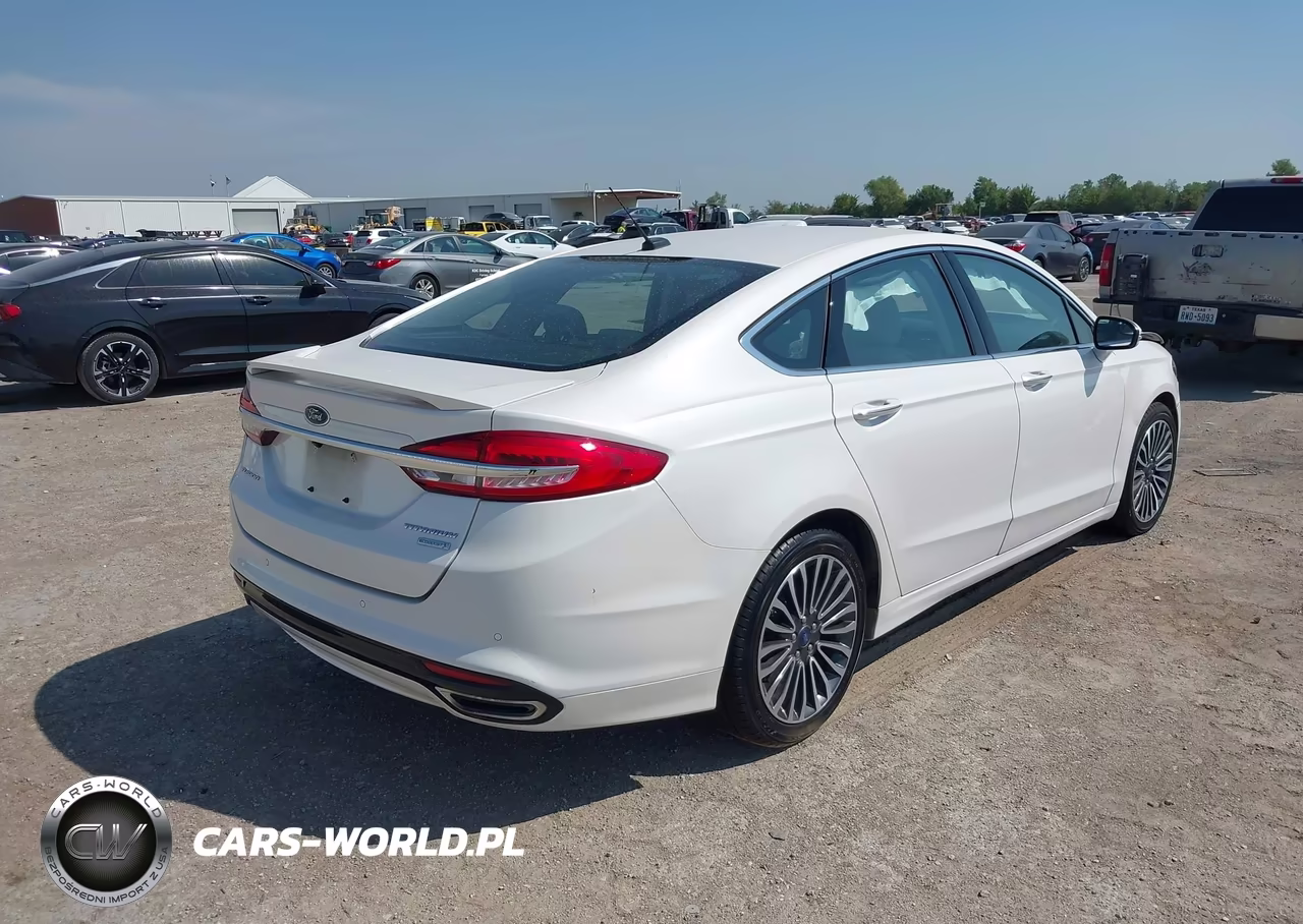 2018 Ford Fusion Titanium VIN:3FA6P0K93JR256710 - 4