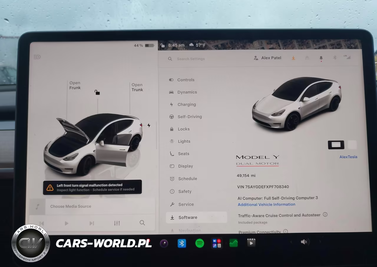 2023 Tesla Model Y Performance Dual Motor All-Wheel Drive VIN:7SAYGDEFXPF708340 - 7