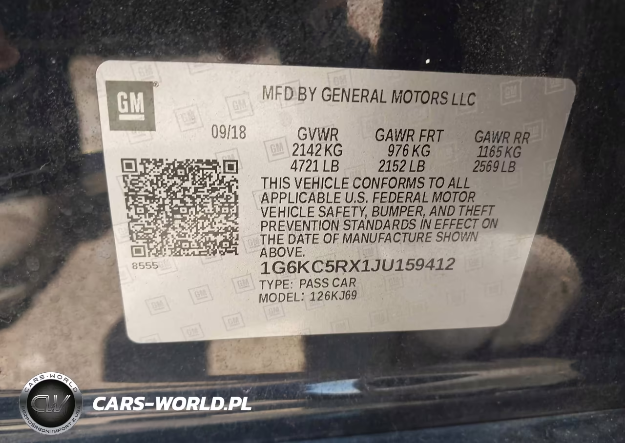 2018 Cadillac Ct6 Luxury VIN:1G6KC5RX1JU159412 - 9