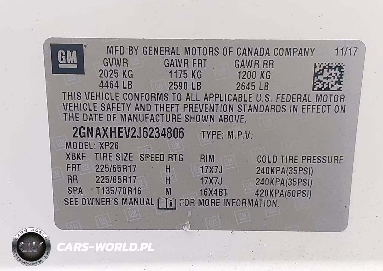 2018 Chevrolet Equinox Ls VIN:2GNAXHEV2J6234806 - 9
