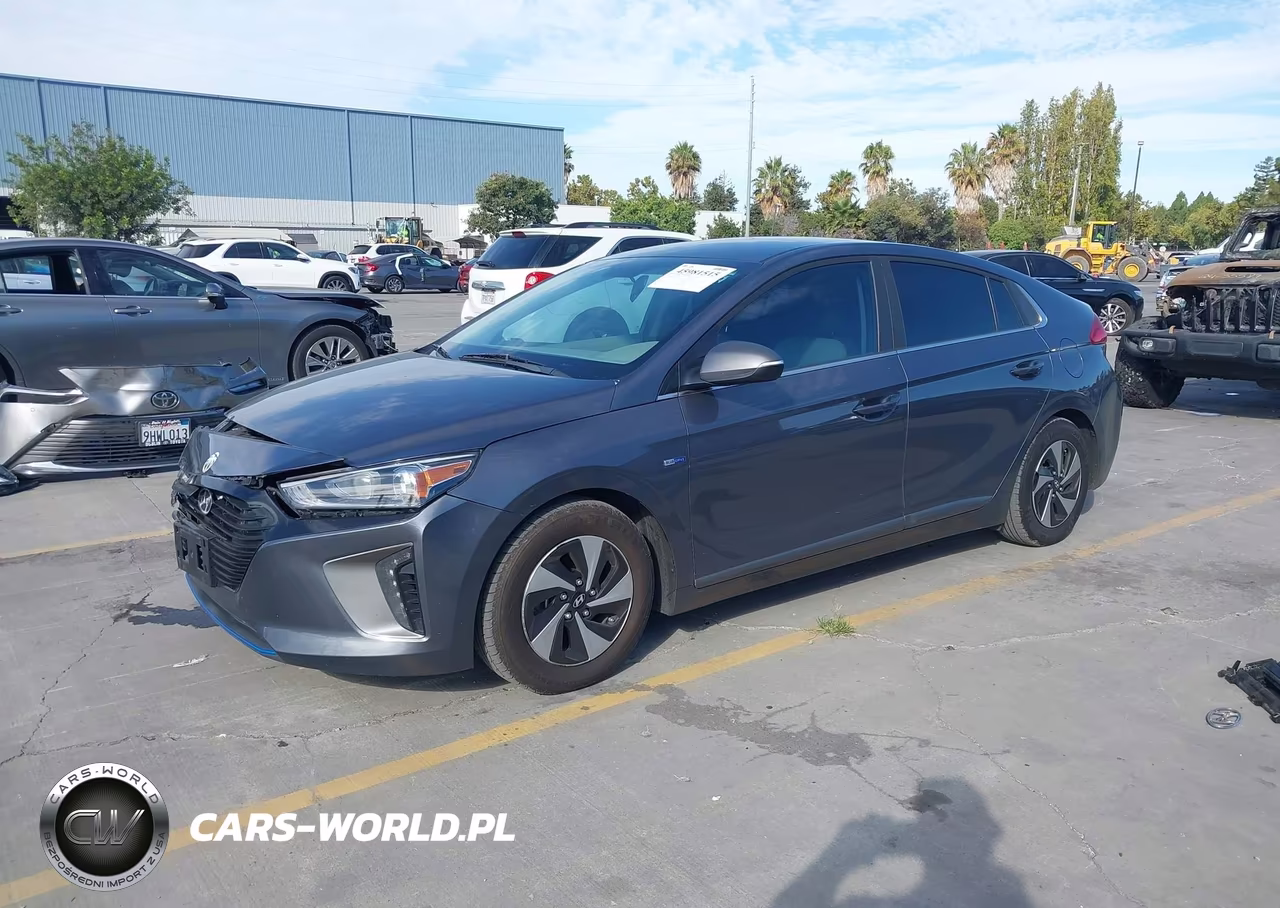 2017 Hyundai Ioniq Hybrid Sel VIN:KMHC75LC4HU052193 - 2