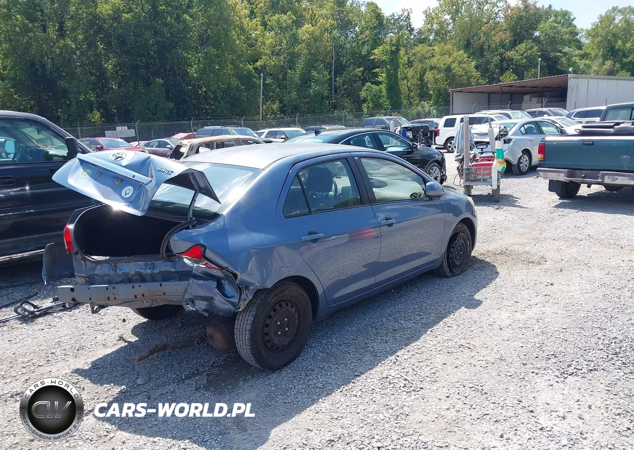 2012 Toyota Yaris VIN:JTDBT4K32C1418380 - 4