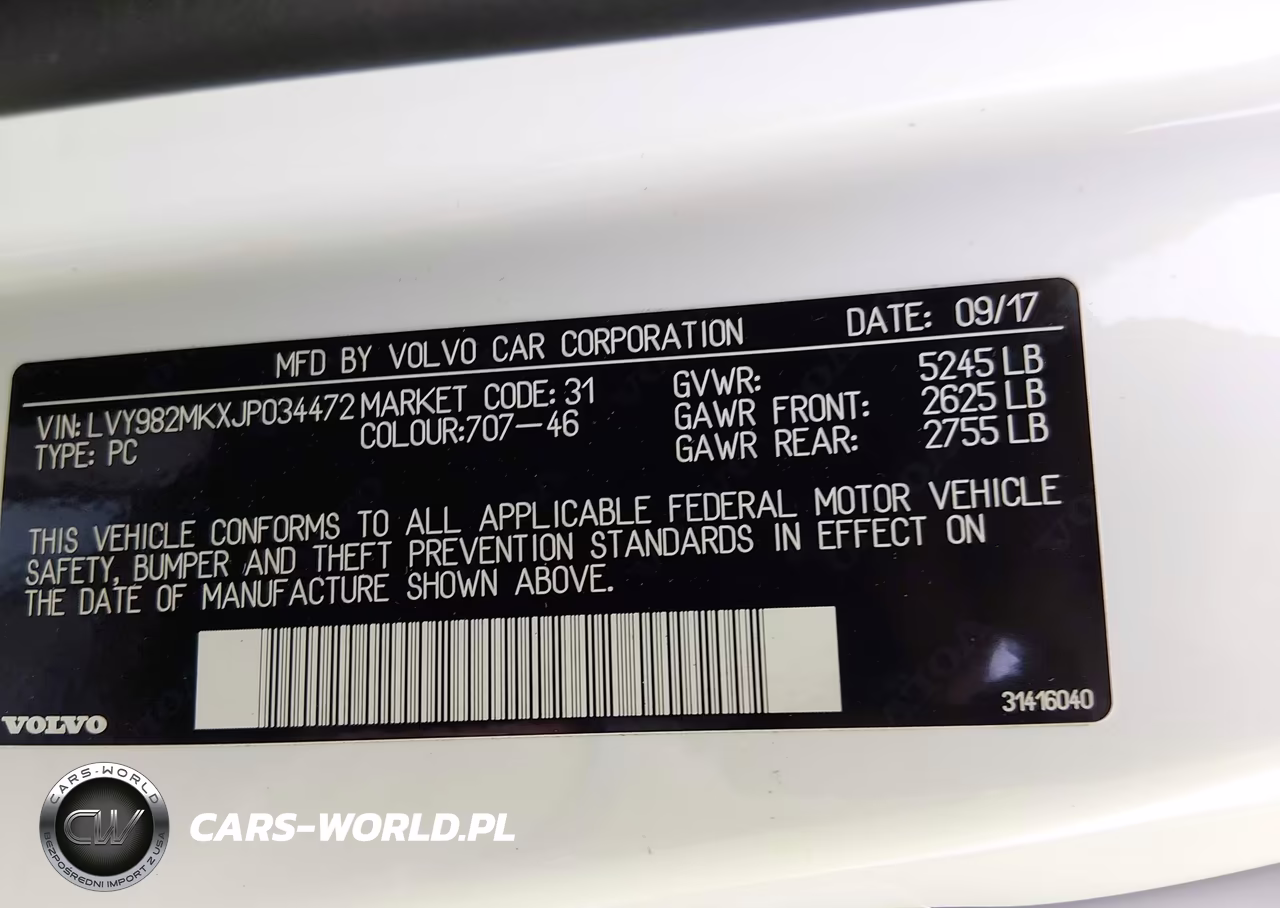 2018 Volvo S90 T5 Momentum VIN:LVY982MKXJP034472 - 9