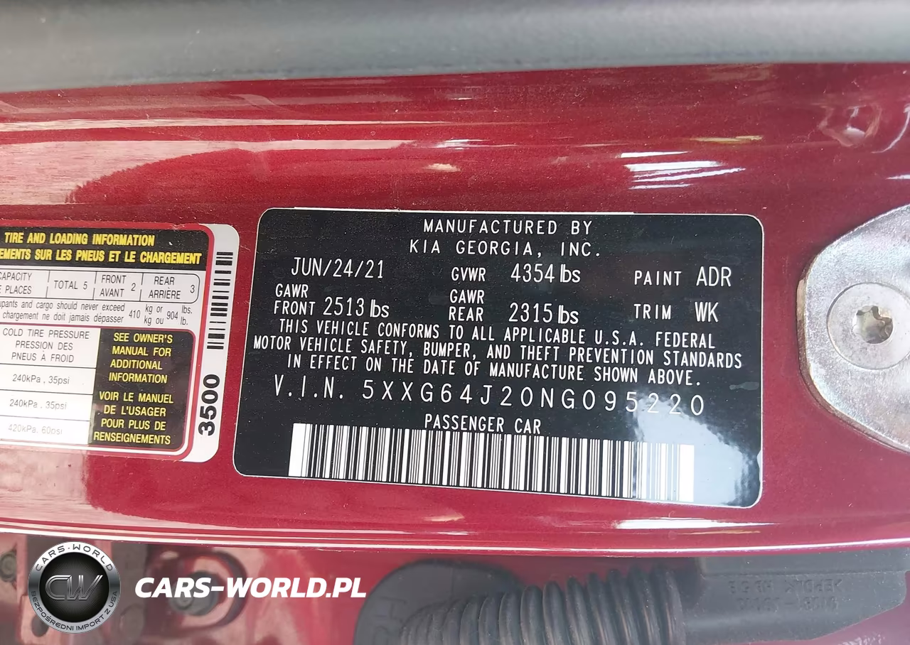 2022 Kia K5 Gt-Line VIN:5XXG64J20NG095220 - 9