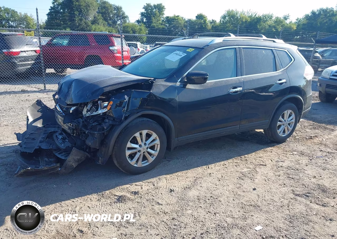 2016 Nissan Rogue Sv VIN:KNMAT2MV9GP670225 - 2