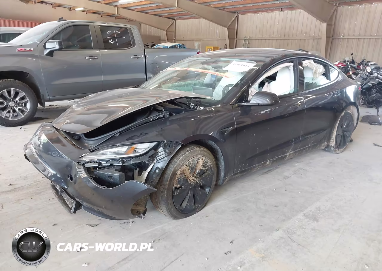 2024 Tesla Model 3 Long Range Dual Motor All-Wheel Drive-Rear-Wheel Drive VIN:5YJ3E1EA6RF835914 - 2
