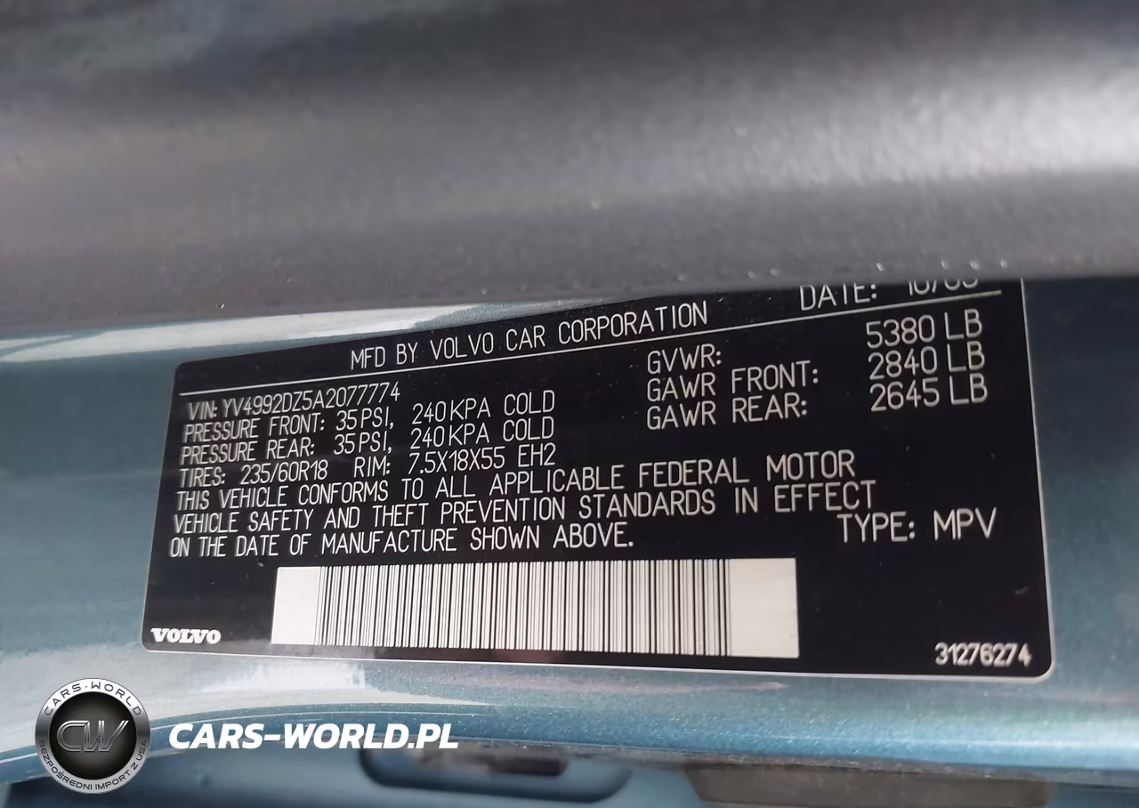 2010 Volvo Xc60 T6-T6 R-Design VIN:YV4992DZ5A2077774 - 9