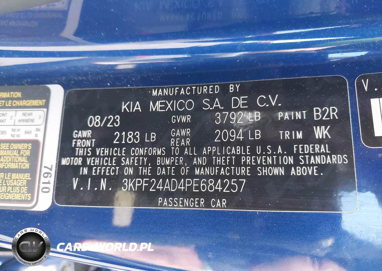 2023 Kia Forte Lxs VIN:3KPF24AD4PE684257 - 9