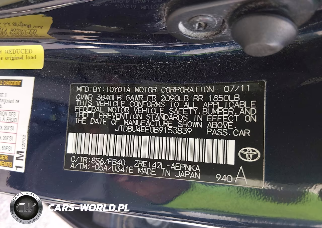 2011 Toyota Corolla Le VIN:JTDBU4EE0B9153839 - 9